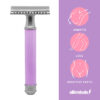 SilkRebels women's razor for hair removal with 5 Astra blades included