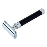 Safety Razor A-141 black handle - Pearl Shaving