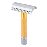 Safety Razor SSH-02 Gold open comb - Pearl Shaving