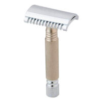 Safety Razor SSH-02 Silver open comb - Pearl Shaving