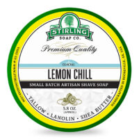 Shaving Soap Glacial Lemon Chill 170ml - Stirling Soap Co.