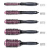 Kiepe kit 5 hair brushes pure pink 13,20,25,33,43mm - Image 2