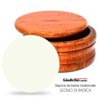 The Goodfellas Smile shaving bowl mango wood with Radica shaving soap